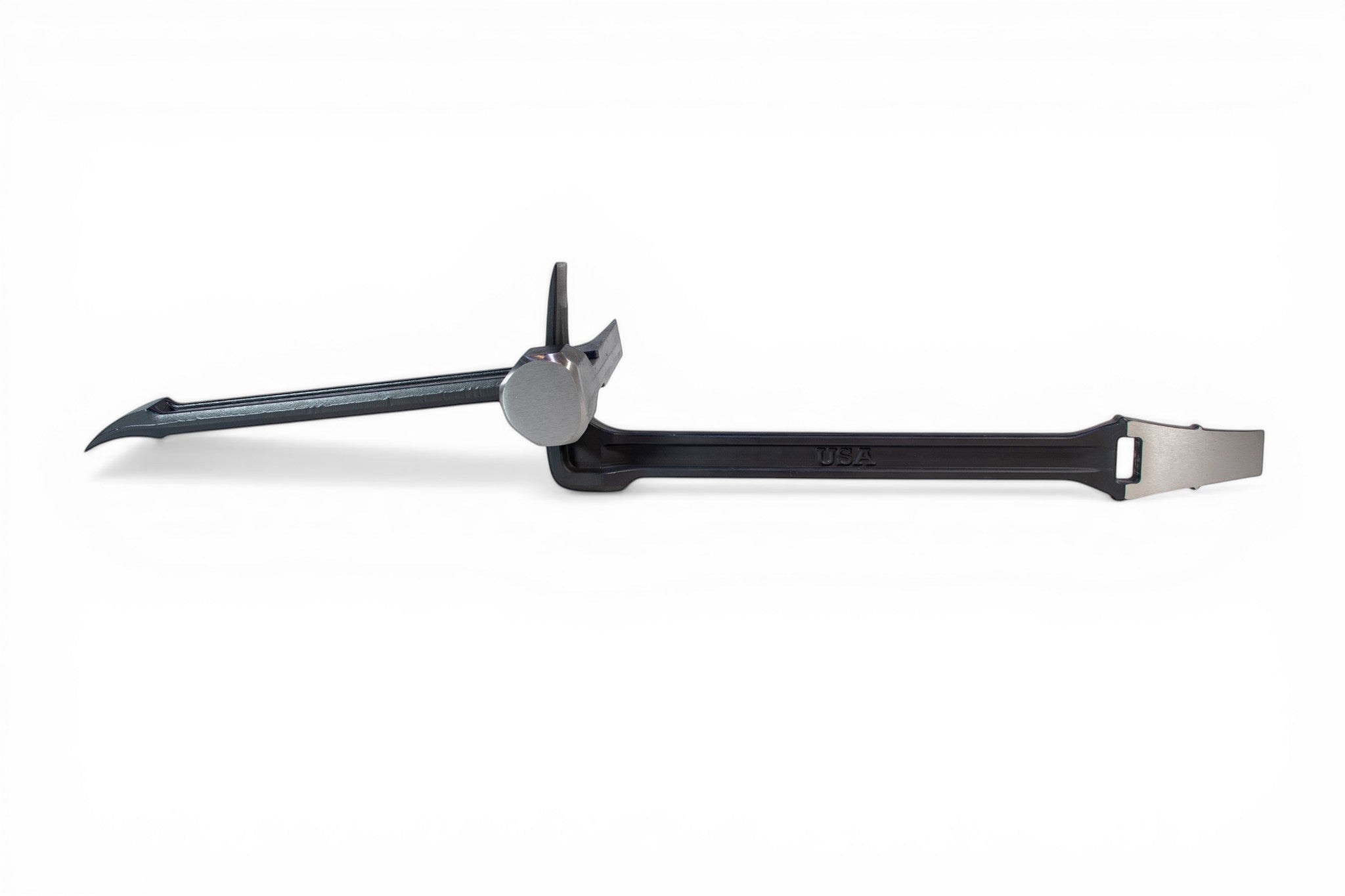 Fire Maul Tools black oxide finish 10lb steel pry bar set with forged single piece construction.