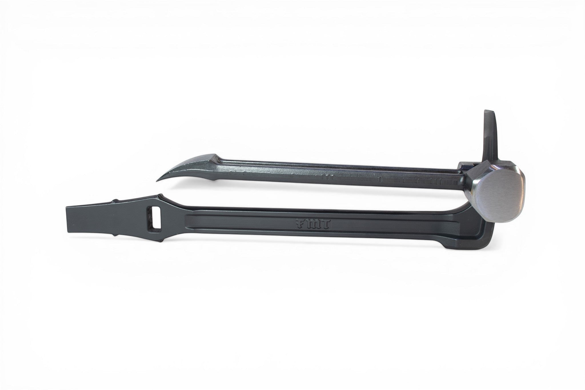 Fire Maul Tools black oxide finish 10lb forged steel pry bar and adz combo tool.