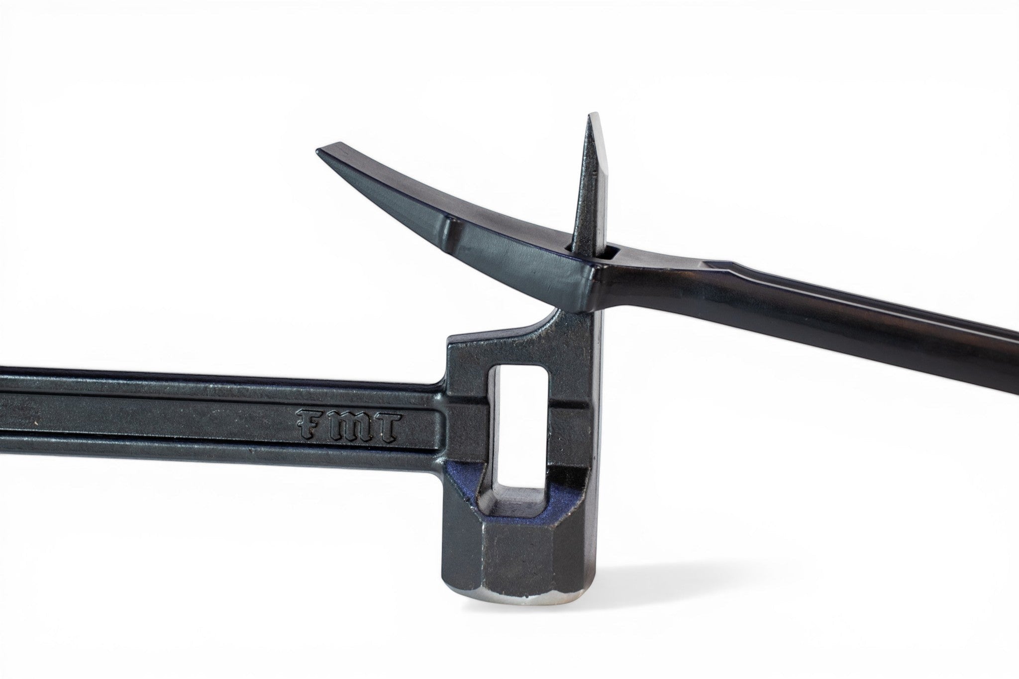 Fire Maul Tools black oxide finish 10lb steel pry bar and adz tool set. Forged single piece construction.