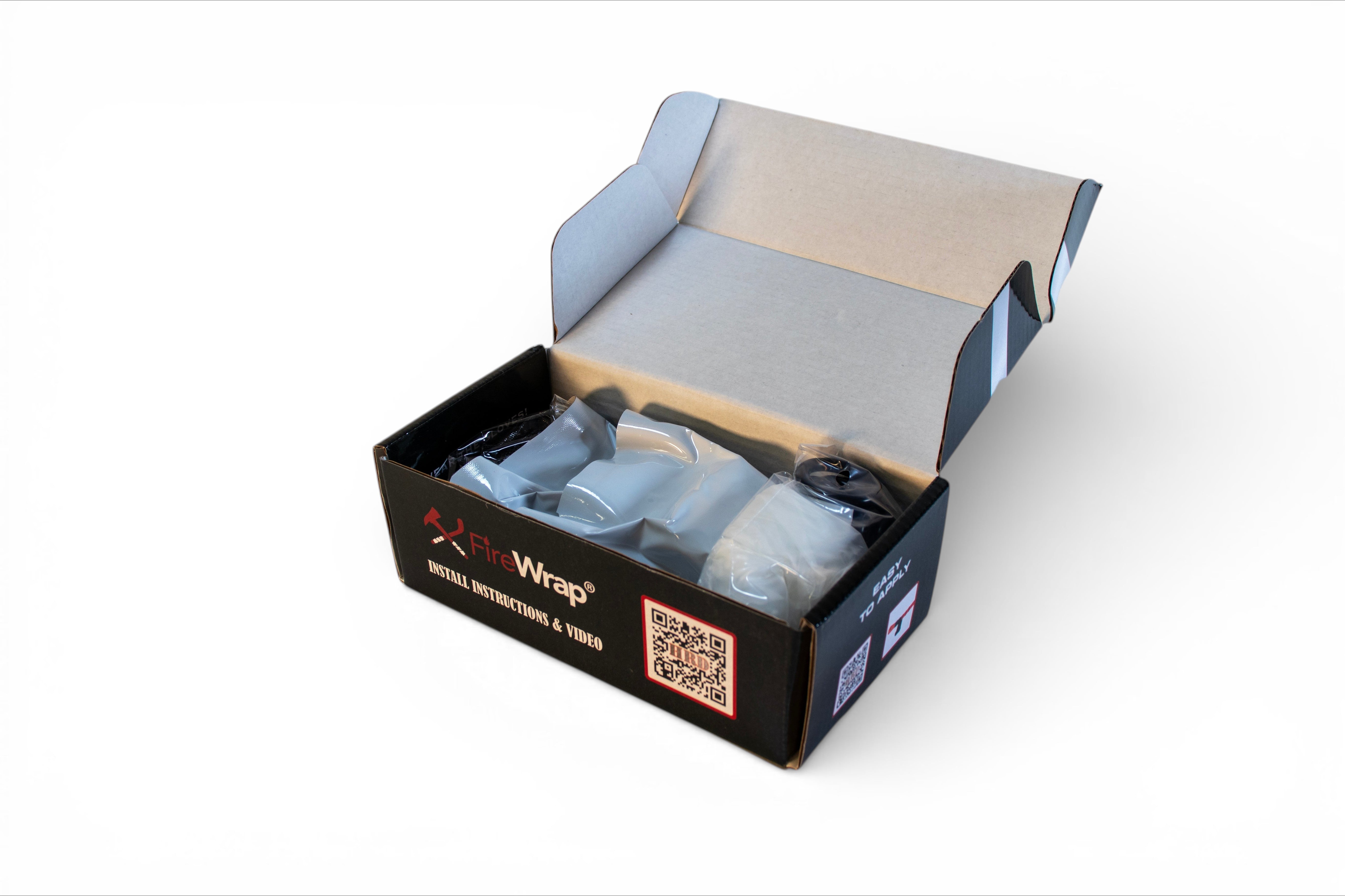 Fire Maul Tools FireWrap HRD repair tape kit with fiber tape rolls and accessories in a box.